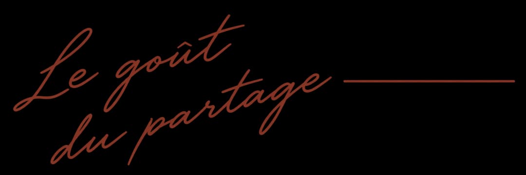 Le goût du partage